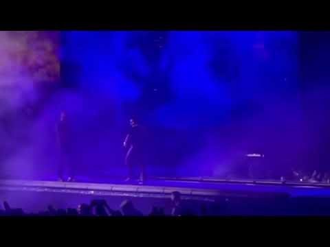Moment Wizkid brought out Giggs and skepta at o2 arena