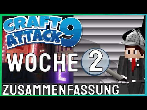 Craft Attack 9 Komplette Woche 2 ZUSAMMENFASSUNG - Jeder Teilnehmer | feat. @thejocraft | Urutox