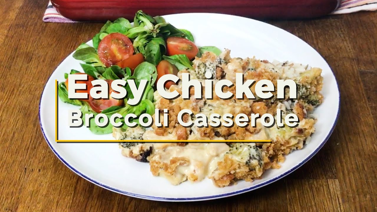 Easy Chicken Broccoli Casserole by Comfortable Food
