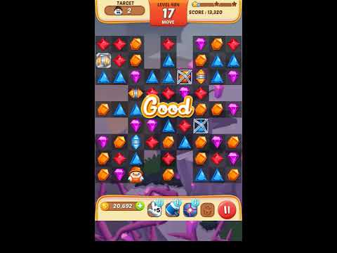 Jewel Match King Level 484 - Walkthrough ( No Booster )