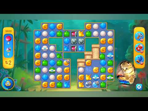 Fishdom 2022, no Boosters,   9850   level  -  прохождение без бустеров,   9850  уровень.