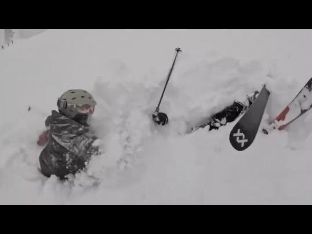 Esquiadores viven segundos de angustia ante un hombre sepultado bajo la nieve