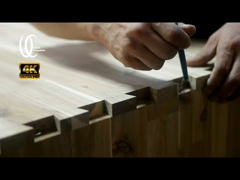 Let's make it like a skilled furniture craftsman. This furniture is powerful wood joinery methods.