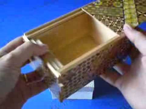 5 Sun 10 Step Yosegi Japanese Puzzle Box