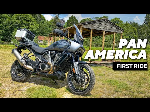 Harley Pan America First Ride - See the Action!