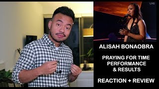 REACTION | Alisah Bonaobra | Praying For Time | Performance + RESULTS | X Factor UK