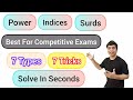 Power Indices Surds Simplification Tricks Maths Tricks Imran Sir Maths