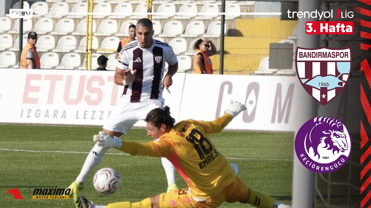 Bandırmaspor - Ankara Keçiörengücü | Week 3 Match HIGHLIGHTS | Trendyol 1. Lig - 2026/27