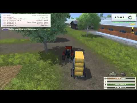 Let's Play Modded FS13 More Realistic Mod E7 || Square bales and one awkward stacker...