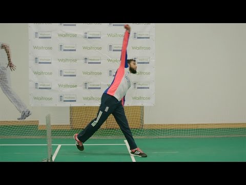 England spin bowler Adil Rashid - how to get your run up right