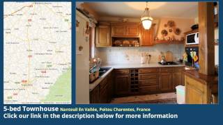 5-bed Townhouse for Sale in Nanteuil En Vallée, Poitou Charentes, France on frenchlife.biz