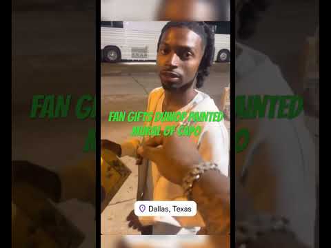 FAN GIFTS DUWOP PAINTED MURAL OF CAPO #CHIEFKEEF #GBE #OTF