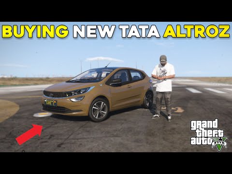 GTA 5 : FRANKLIN BUYING NEW TATA ALTROZ 2022 TOP END MODEL
