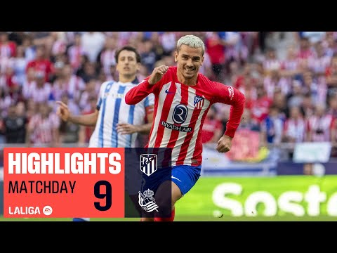 Resumen de Atlético vs Real Sociedad Matchday 9