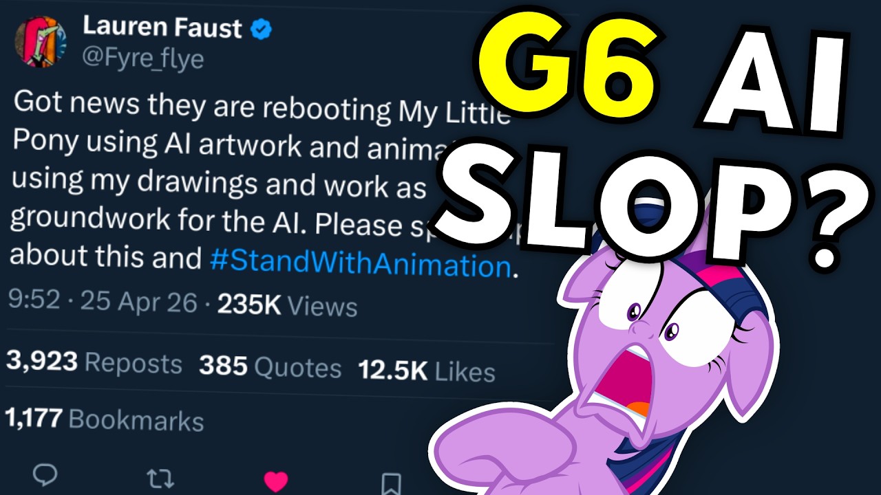 is My Little Pony going to be AI SLOP? (MLP G6 News)