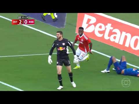 Gol de Johan Carbonero: Internacional 3x1 Bragantino - Brasileirão 2025 (RBS TV)