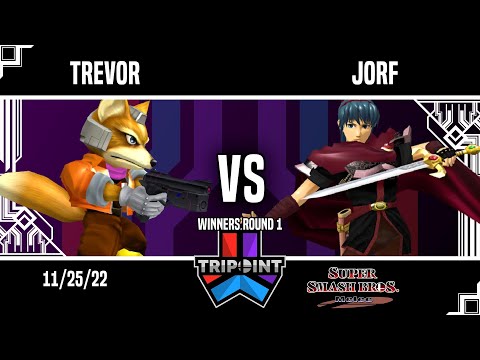 Tripoint Smash 169 - Winners Round 1 - Trevor(Fox) Vs. Jorf(Marth)