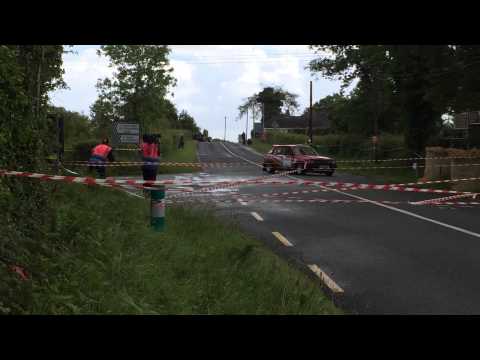 George Condell Spin On the first stage of the loais heartlands rally 2014