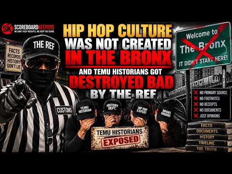 HIP HOP CULTURE WAS NOT CREATED IN THE BRONX! THE REF PUTS THE HISTORY ON TRIAL!
