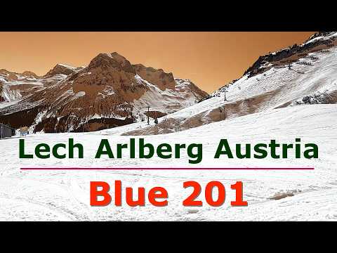 Lech Austria Skiing Blue 201 | Arlberg GoPro HD POV March 2025 | Sunny Day Slopes
