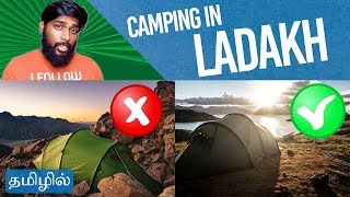 BEST place to CAMP in INDIA  LADAKH  Tamil  Campin