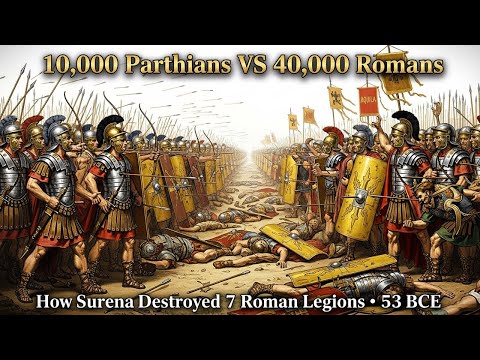 10,000 Parthians VS 40,000 Romans: How Parthian General Surena Destroyed 7 Roman Legions