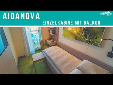 AIDAnova: Einzelkabine mit Balkon (Single-Kabine) ✅