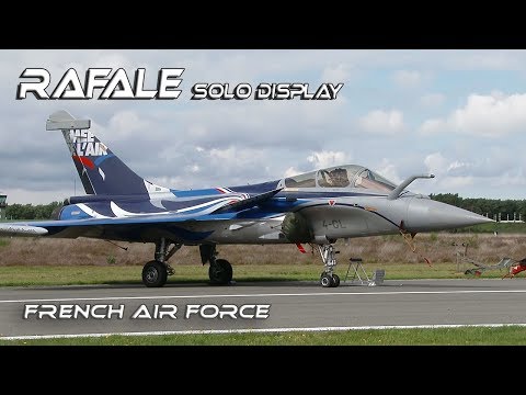 Spectacular Rafale Solo Display Jean Guillaume Martinez "Marty"