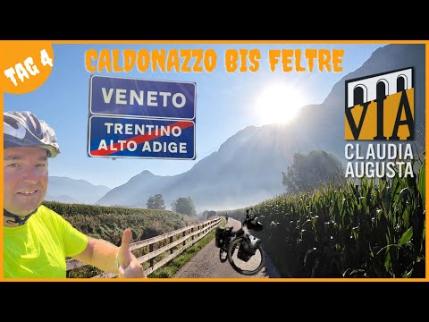 E-Bike Radreise durch die Alpen auf der Via Claudia Augusta | Tag 4 von Caldonazzo bis Feltre.