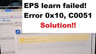19 Jeep Cherokee  Power Steering Module Programming | Error 0x10, c0051