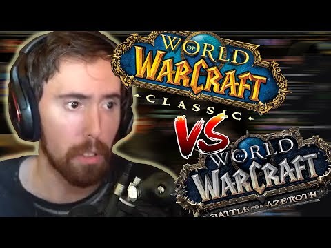 Asmongold SHARES HIS OPINION ABOUT PLAYERS CHOOSING BETWEEN BFA AND CLASSIC