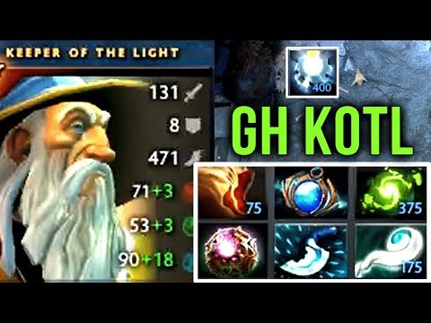 gh World's Best KOTL - New Meta Build with Refresher and Octarine - NEW IMBA Will-O-Wisp Spell Dota2