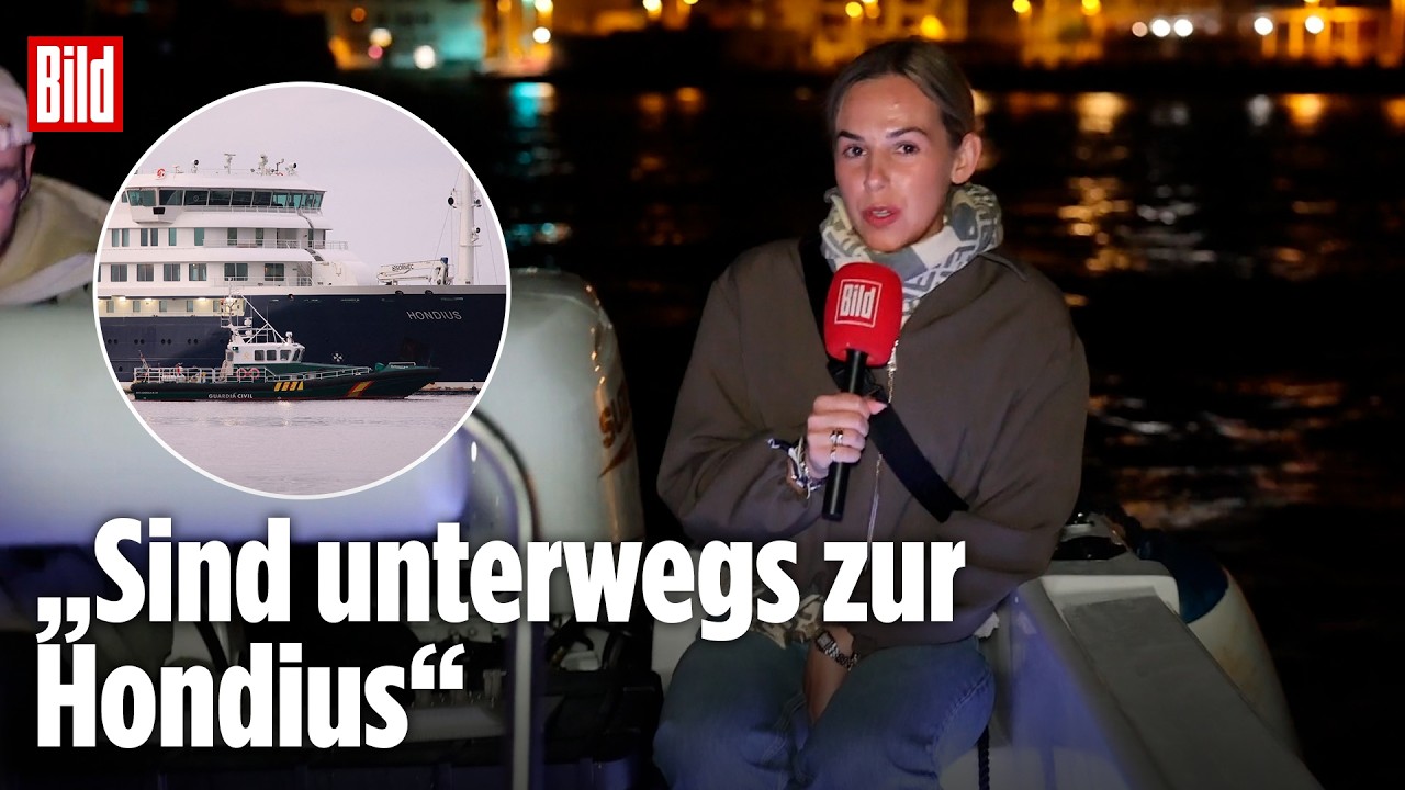 HANTAVIRUS - Einsatz auf Teneriffa, Die „Hondius“ legt an - BILD-Reporterin untersucht die Lage