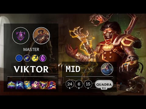 Viktor Mid vs Yasuo - EUW Master Patch 11.24