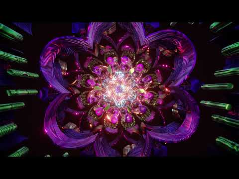 Love Looping 4k Mandala 3d With Hypnotizing Pattern On Repeat For Background Music Celebration LSD