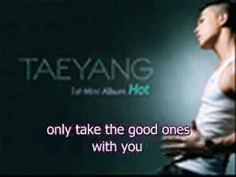 Taeyang- Baby I'm Sorry *English subs* audio
