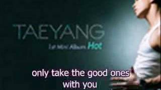 Taeyang- Baby I&#39;m Sorry *English subs* audio