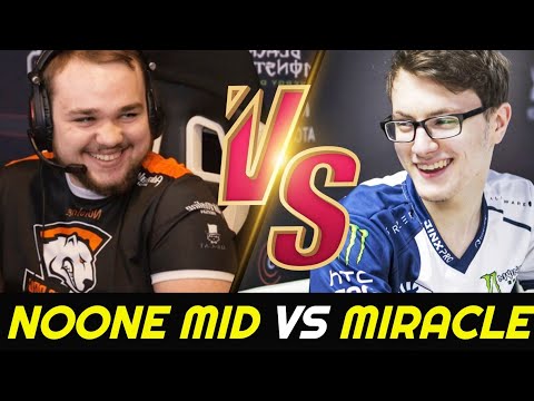 NOONE Mid Drow Ranger vs MIRACLE 7.27 New Favourite Hero Dota 2