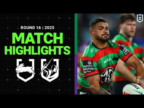 NRL Highlights | 2025 NRL Match Highlights | Rabbitohs v Storm | Round 16