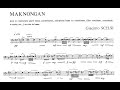 Giacinto Scelsi - Maknongan for bass saxhopone (with score)