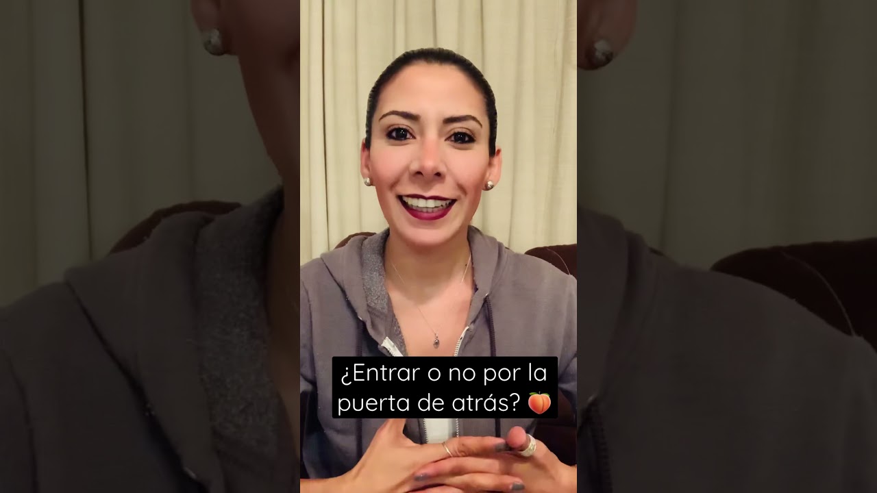 ¿Entrar o no por la puerta de atrás? 🤔🍑