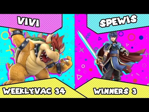 WeeklyVAC 34 - SSBU - Vivi (Bowser) vs Spewis (Marth)
