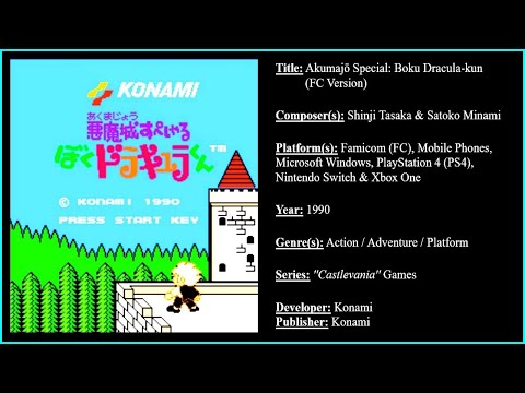 Akumajō Special: Boku Dracula-Kun (''Kid Dracula'') [FC] |Soundtrack in FULL HD & 320 KBPS|