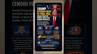 Trump Dipermalukan di Final NBA, Ribuan Penonton Kompak Soraki dan Cemooh Presiden AS