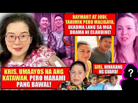 JOSH AT BIMBY, PROXY NI KRIS, BAWAL PA SA MATATAONG LUGAR!❗MGA PASABOG NI CLAUDINE, WALA NANG EPEK!❗