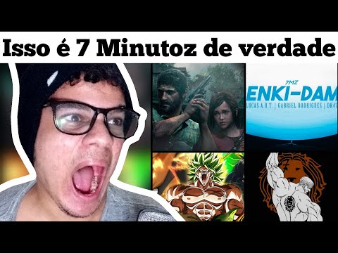 REACT - Rap do Joel e Ellie // Rap do Broly, Kyuubi e Levi // GENKI-DAMA  // ESCANOR  (7 Minutoz)