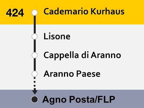 [AutoPostale] Annunci Linea 424 Cademario - Agno
