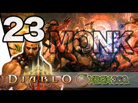Diablo 3 Xbox 360/PS3 Monk Gameplay Walkthrough Part 23 -  The Enchantress Follower [HD]
