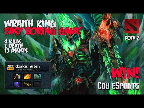 Dota 2 | Wraith King Carry (4K/1D/11A) | Full Game (v7.26b)