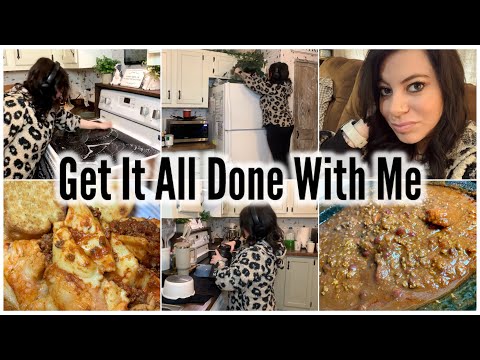 Clean and Cook With Me | Get It All Done | Storm Prep Cooking & Cleaning Motivation